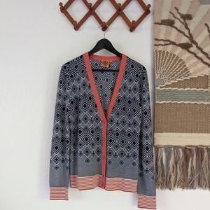 Tory Burch Ginevra Cardigan Size XL